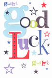 Full of playful optimism, this good luck card beams with Cranford's neighbourly warmth. The message-'Good Luck'-dances across the card in a vibrant interplay of pastel blues, lively reds, moss greens, and lush purples, each font carefully chosen for impact, like the perfect mix in a local florist's bouquet. Throughout the crisp white background, whimsical stars scatter in navy, lemon-lime, pale lilac, and indigo, evoking the shimmering optimism of Cranford evenings along the River Crane. The tactile delight of the smooth cardstock is unmistakable; it invites touch and hints at the care behind its creation. This is the kind of keepsake you might find being handed over with a gentle word of encouragement in a Cranford café before a big audition, a fresh job, or an important exam. The card's personality is as uplifting and sincere as the community that inspired it-brimming with hope, belief, and the steady certainty that good things await just around the corner in Cranford.